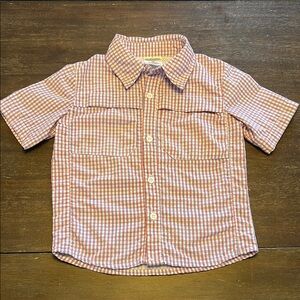 Blue Quail Red/Blue Plaid Short Sleeve Button Down Shirt